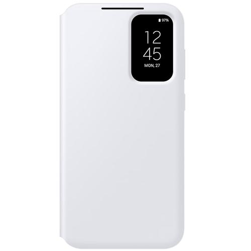 Husa de protectie Samsung Flip S-View Wallet Cover pentru Galaxy S23 FE, Alb 1 Husa de protectie Samsung Flip S-View Wallet Cover pentru Galaxy S23 FE, Alb