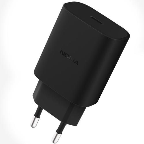 Incarcator retea Nokia, 33W, USB-C, fara cablu, Negru 1 Incarcator retea Nokia, 33W, USB-C, fara cablu, Negru
