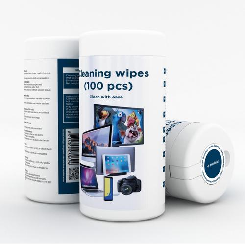 Set 100 bucati servetele umede, Gembird, pentru curatarea ecranelor LCD / TFT 1 Set 100 bucati servetele umede, Gembird, pentru curatarea ecranelor LCD / TFT