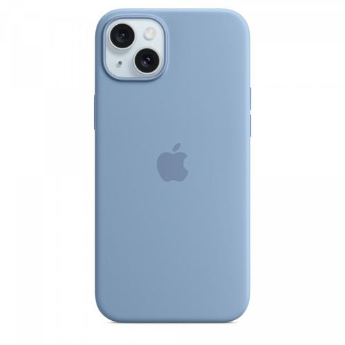 Husa protectie spate Apple Silicone Case MagSafe pentru Apple iPhone 15 Plus (Albastru) 1 Husa protectie spate Apple Silicone Case MagSafe pentru Apple iPhone 15 Plus (Albastru)