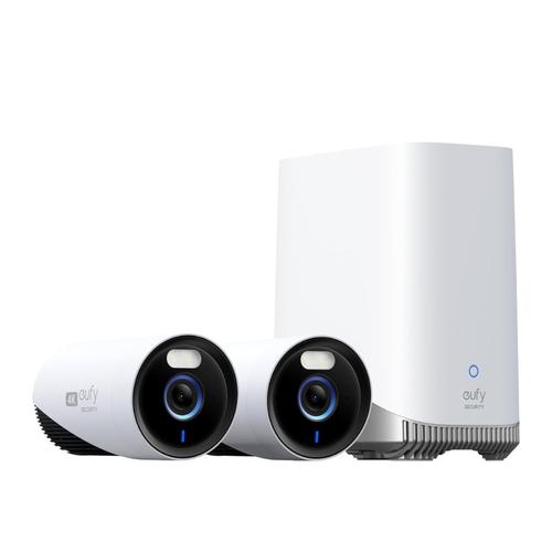 Kit supraveghere video eufyCam E330 (Professional), Rezolutie 4K, AI, Supraveghere 24/7, HomeBase 3 + 2 camere video, Alb 1 Kit supraveghere video eufyCam E330 (Professional), Rezolutie 4K, AI, Supraveghere 24/7, HomeBase 3 + 2 camere video, Alb