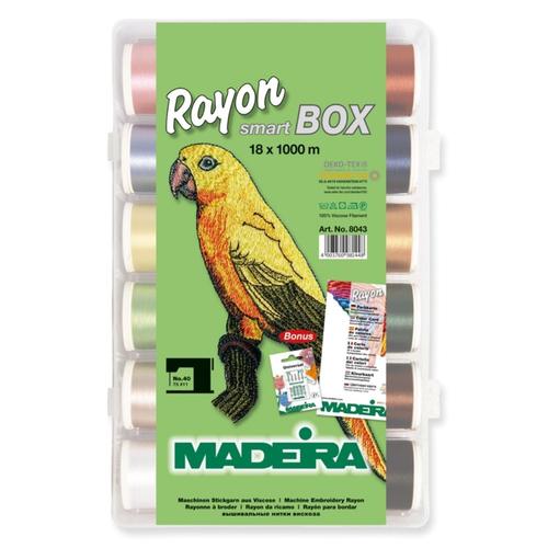 Smartbox 18 papiote ata de brodat Rayon No.40 Madeira 8043 1 Smartbox 18 papiote ata de brodat Rayon No.40 Madeira 8043