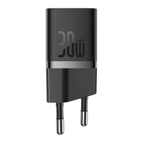 Incarcator retea Baseus, GaN5 Fast Charger 30W, 1 x USB Type-C 5V/3A, Negru 1 Incarcator retea Baseus, GaN5 Fast Charger 30W, 1 x USB Type-C 5V/3A, Negru