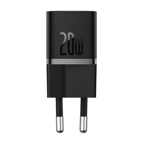 Incarcator Baseus GaN5 20W, Negru 1 Incarcator Baseus GaN5 20W, Negru