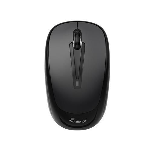 Mouse optic MediaRange, Wireless, 3 butoane, Negru 1 Mouse optic MediaRange, Wireless, 3 butoane, Negru