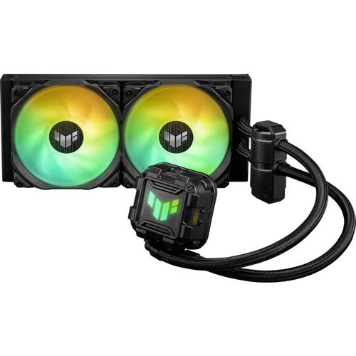 Cooler CPU AIO ASUS TUF LC II 240 ARGB, 2x 120mm TUF GAMING, Racire cu lichid, AURA SYNC (Negru) 1 Cooler CPU AIO ASUS TUF LC II 240 ARGB, 2x 120mm TUF GAMING, Racire cu lichid, AURA SYNC (Negru)