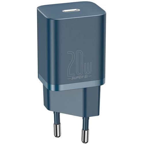 Incarcator de retea Baseus Super Si 1C CCSUP-B03, USB -C, 20W, Power Delivery (Albastru) 1 Incarcator de retea Baseus Super Si 1C CCSUP-B03, USB -C, 20W, Power Delivery (Albastru)