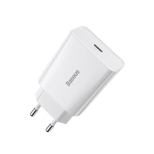 Incarcator retea Baseus, Speed Mini, USB-C, PD, 3A, 20W (Alb) 1 Incarcator retea Baseus, Speed Mini, USB-C, PD, 3A, 20W (Alb)