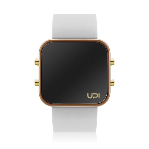 Ceas UpWatch LED GBROWN (Alb) 1 Ceas UpWatch LED GBROWN (Alb)