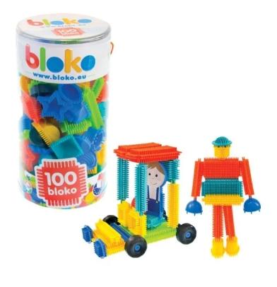 Tub cu 100 piese de constructii 1 Tub cu 100 piese de constructii