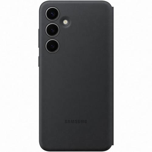 Husa de protectie Samsung Smart View Wallet Case pentru Galaxy S24, BLACK 1 Husa de protectie Samsung Smart View Wallet Case pentru Galaxy S24, BLACK