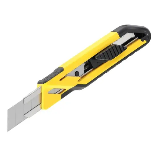 Cutter cu autoblocare, maner bi-material, lama 18 mm 1 Cutter cu autoblocare, maner bi-material, lama 18 mm