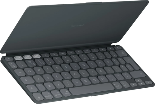 Tastatura Wireless LOGITECH Keys-To-Go 2, Bluetooth, Compatibil macOS, Layout US International (Negru)