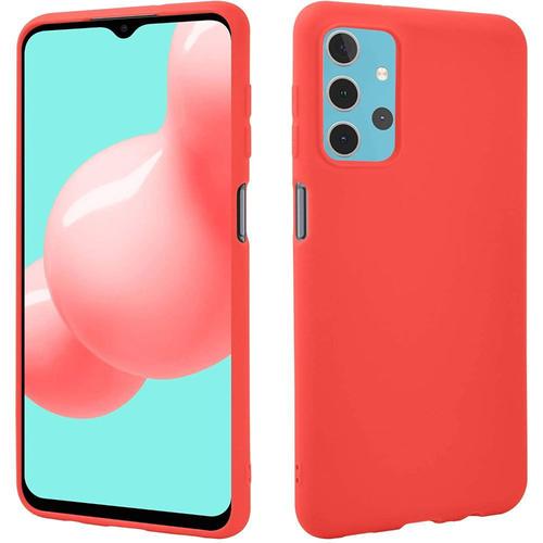 Protectie Spate Lemontti Silky LEMSLKA325GR pentru Samsung Galaxy A32 (Rosu) 1 Protectie Spate Lemontti Silky LEMSLKA325GR pentru Samsung Galaxy A32 (Rosu)