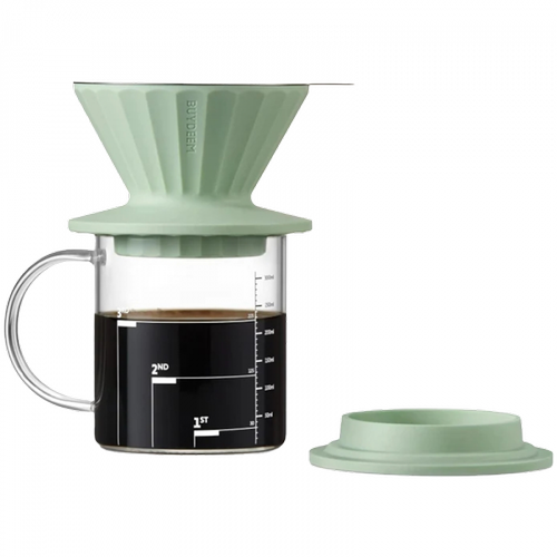Filtru de cafea BUYDEEM CD1024-CG, 350 ml (Verde/Transparent) 1 Filtru de cafea BUYDEEM CD1024-CG, 350 ml (Verde/Transparent)