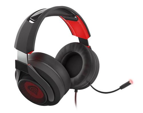 Casti Gaming Genesis Radon 610, Microfon (Negru/Rosu) 1 Casti Gaming Genesis Radon 610, Microfon (Negru/Rosu)