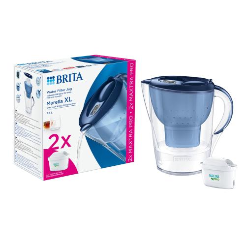Starter pack BRITA Marella XL 3.5 L + 2 filtre Maxtra PRO (Albastru) 1 Starter pack BRITA Marella XL 3.5 L + 2 filtre Maxtra PRO (Albastru)