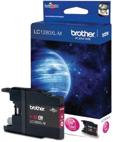 Cartus cerneala Brother LC-1280XLM (Magenta - de mare capacitate) 1 Cartus cerneala Brother LC-1280XLM (Magenta - de mare capacitate)