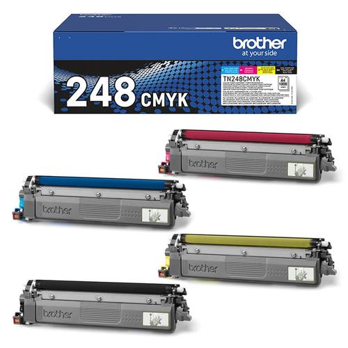 Kit 4 tonere Brother TN-248, Multicolor 1 Kit 4 tonere Brother TN-248, Multicolor