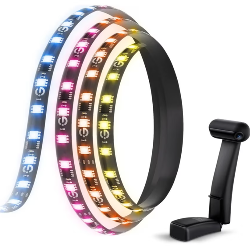 Banda LED inteligenta pentru TV Govee H605C Envisual TV Backlight T2 RGBIC, Wi-Fi, Bluetooth, Dual Camera, 75-85inch 1 Banda LED inteligenta pentru TV Govee H605C Envisual TV Backlight T2 RGBIC, Wi-Fi, Bluetooth, Dual Camera, 75-85inch