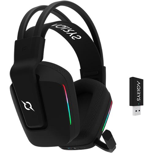 Casti wireless AQIRYS Alya 2.0, Bluetooth, iluminare RGB (Negru) 1 Casti wireless AQIRYS Alya 2.0, Bluetooth, iluminare RGB (Negru)