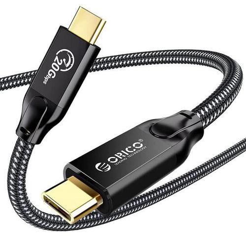 Cablu USB Orico CM32 100W USB Type-C - USB Type-C 2m, Negru 1 Cablu USB Orico CM32 100W USB Type-C - USB Type-C 2m, Negru