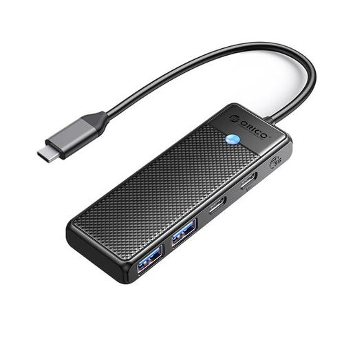 HUB USB Orico PAPW2AC-C3, 2x USB 3.0 Type A, 2x USB Type-C (Negru) 1 HUB USB Orico PAPW2AC-C3, 2x USB 3.0 Type A, 2x USB Type-C (Negru)