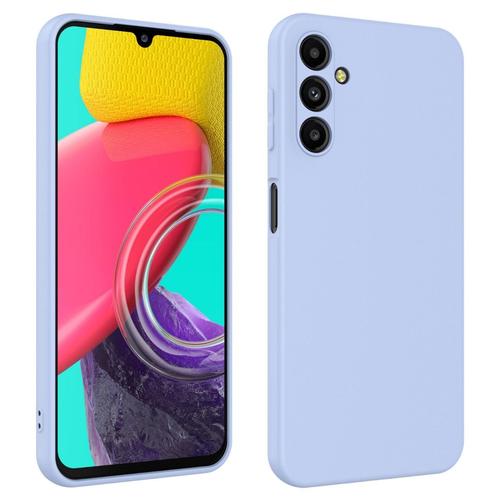Husa de protectie Lemontti Silicon Soft Slim pentru Samsung Galaxy A14 5G, Lila 1 Husa de protectie Lemontti Silicon Soft Slim pentru Samsung Galaxy A14 5G, Lila