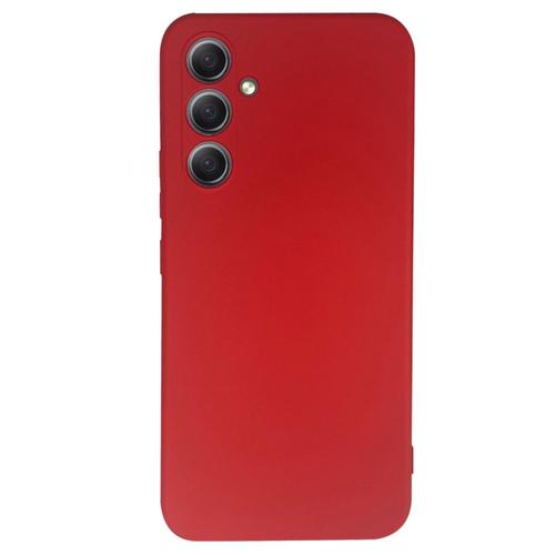Husa de protectie Lemontti Silicon Soft Slim pentru Samsung Galaxy A34 5G, Rosu 1 Husa de protectie Lemontti Silicon Soft Slim pentru Samsung Galaxy A34 5G, Rosu