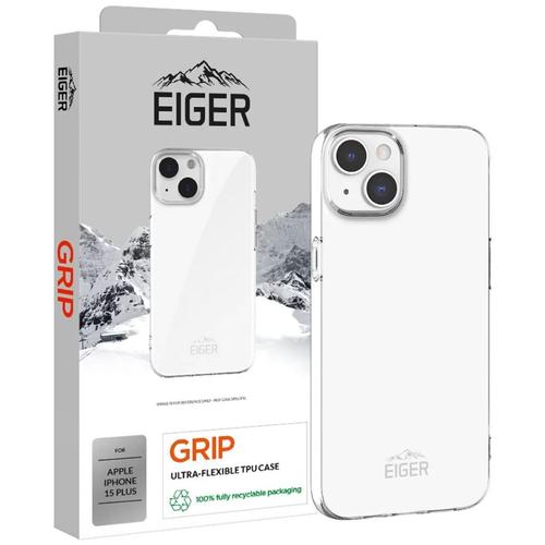 Husa de protectie Eiger Grip pentru iPhone 15 Plus, Transparent 1 Husa de protectie Eiger Grip pentru iPhone 15 Plus, Transparent