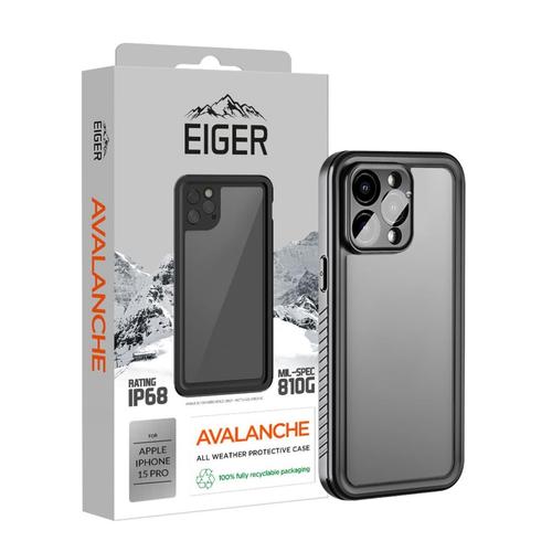 Husa Eiger Avalanche compatibila cu iPhone 15 Pro, Negru 1 Husa Eiger Avalanche compatibila cu iPhone 15 Pro, Negru