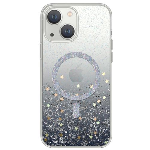 Husa Devia Shiny Series Original Design Magnetic compatibila cu iPhone 15 Plus, Transparent / Negru 1 Husa Devia Shiny Series Original Design Magnetic compatibila cu iPhone 15 Plus, Transparent / Negru