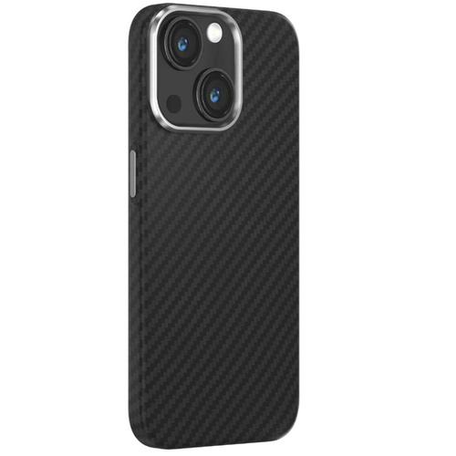 Husa Devia Ultra-Thin Carbon Fiber Magnetic compatibila cu iPhone 15, Negru 1 Husa Devia Ultra-Thin Carbon Fiber Magnetic compatibila cu iPhone 15, Negru