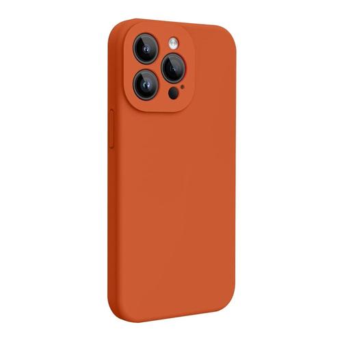 Husa Lemontti Liquid Silicon MagCharge compatibila cu iPhone 15 Pro, Portocaliu, protectie 360 grade, material fin, captusit cu microfibra 1 Husa Lemontti Liquid Silicon MagCharge compatibila cu iPhone 15 Pro, Portocaliu, protectie 360 grade, material fin, captusit cu microfibra