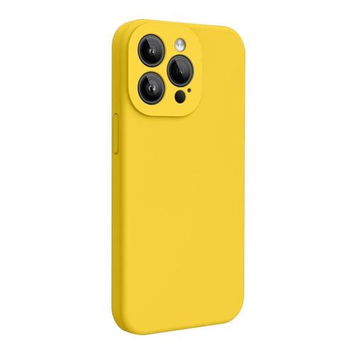 Husa Lemontti Liquid Silicon MagCharge compatibila cu iPhone 15 Pro, Galben, protectie 360 grade, material fin, captusit cu microfibra 1 Husa Lemontti Liquid Silicon MagCharge compatibila cu iPhone 15 Pro, Galben, protectie 360 grade, material fin, captusit cu microfibra