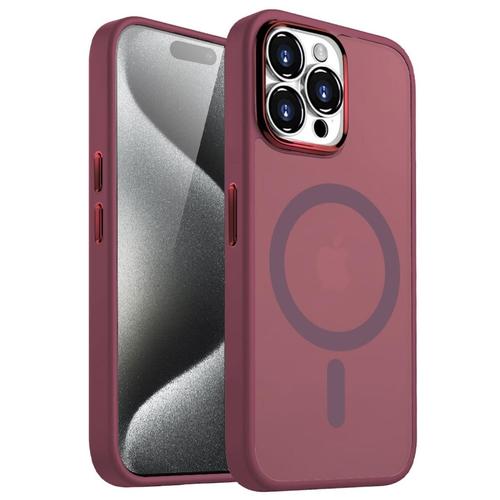 Husa Lemontti Guardian Magsafe compatibila cu iPhone 15 Pro, Transparent/ Violet 1 Husa Lemontti Guardian Magsafe compatibila cu iPhone 15 Pro, Transparent/ Violet