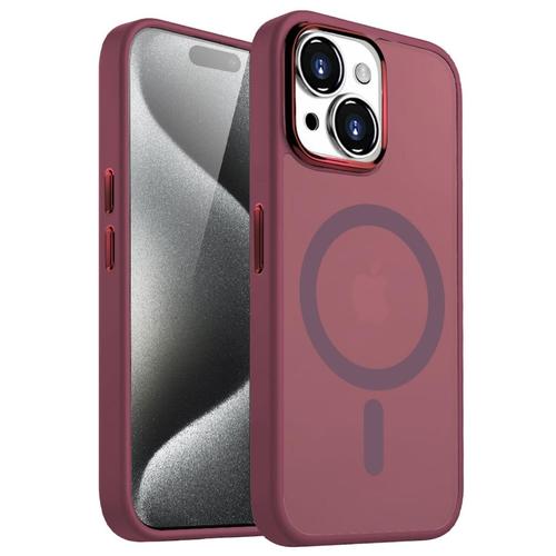 Husa Lemontti Guardian Magsafe compatibila cu iPhone 15 Plus, Transparent/ Violet 1 Husa Lemontti Guardian Magsafe compatibila cu iPhone 15 Plus, Transparent/ Violet