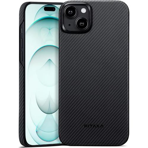Husa Pitaka MagEZ 4 Aramida 600D compatibila cu iPhone 15 Plus, MagSafe, Negru / Gri 1 Husa Pitaka MagEZ 4 Aramida 600D compatibila cu iPhone 15 Plus, MagSafe, Negru / Gri