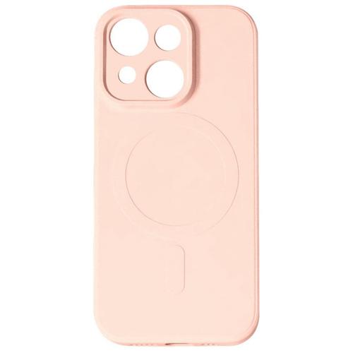 Husa Lemontti Silicon compatibila cu iPhone 15 MagSafe, Roz 1 Husa Lemontti Silicon compatibila cu iPhone 15 MagSafe, Roz