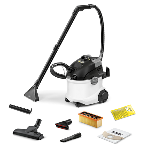 Aparat de curatat cu spray-extractie Karcher SE 5, 1000W, 4l (Alb/Negru) 1 Aparat de curatat cu spray-extractie Karcher SE 5, 1000W, 4l (Alb/Negru)