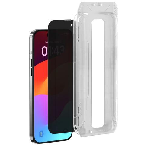 Folie Devia Sticla Van Series Full Privacy compatibila cu iPhone 15, cu kit montare (Negru) 1 Folie Devia Sticla Van Series Full Privacy compatibila cu iPhone 15, cu kit montare (Negru)