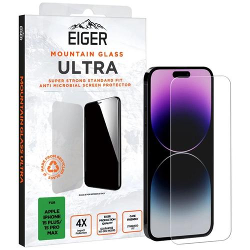 Folie Sticla Eiger 2.5D Mountain Glass Ultra compatibila cu iPhone 15 Plus / 15 Pro Max (Transparent) 1 Folie Sticla Eiger 2.5D Mountain Glass Ultra compatibila cu iPhone 15 Plus / 15 Pro Max (Transparent)