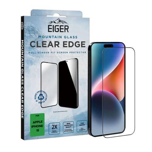 Folie de protectie Eiger Sticla 3D Mountain Glass Clear pentru iPhone 15 1 Folie de protectie Eiger Sticla 3D Mountain Glass Clear pentru iPhone 15
