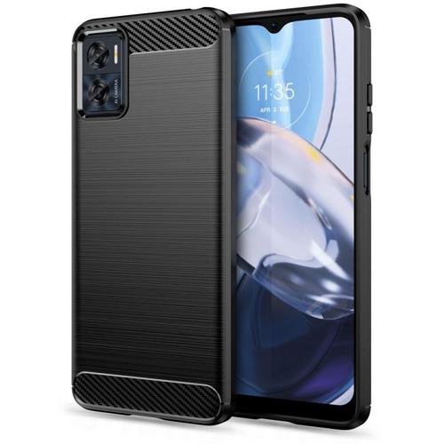 Carcasa TECH-PROTECT TPUCARBON compatibila cu Motorola Moto E22/E22i Black 1 Carcasa TECH-PROTECT TPUCARBON compatibila cu Motorola Moto E22/E22i Black