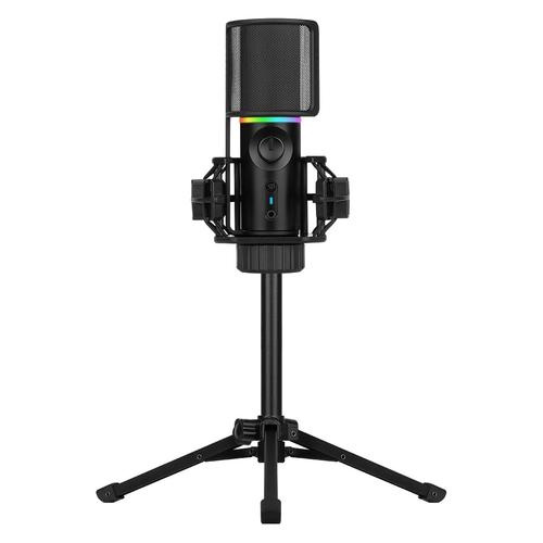 Microfon Streamplify, MIC RGB, USB-A, Negru, cu Tripod 1 Microfon Streamplify, MIC RGB, USB-A, Negru, cu Tripod