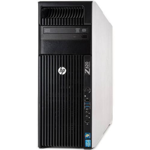 Calculator Sistem PC Refurbished HP Z620, 1x Intel Xeon 10-Core E5-2660 V2 2.2GHz-3.0GHz, 32GB DDR3 ECC, HDD 500GB, 2 x Placa Video nVidia Quadro NVS 310/512MB