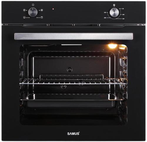 Cuptor incorporabil Samus SC621G4, Electric, 81 L, 4 functii (Negru)
