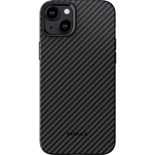 Husa Protectie Spate Pitaka MagEZ Pro 4 Aramida 1500D compatibila cu iPhone 15 Plus, MagSafe (Negru/Gri) 1 Husa Protectie Spate Pitaka MagEZ Pro 4 Aramida 1500D compatibila cu iPhone 15 Plus, MagSafe (Negru/Gri)