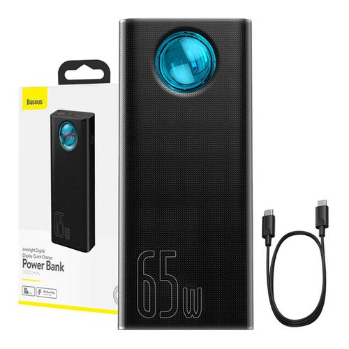 Acumulator extern Baseus Amblight Digital Display, 30.000 mAh, Incarcare rapida, cablu USB-C la USB-C inclus (Negru) 1 Acumulator extern Baseus Amblight Digital Display, 30.000 mAh, Incarcare rapida, cablu USB-C la USB-C inclus (Negru)