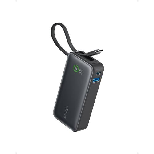Acumulator extern Anker Nano 545, 10000 mAh, 30W, USB-C, USB-A, cablu USB-C incorporat (Negru) 1 Acumulator extern Anker Nano 545, 10000 mAh, 30W, USB-C, USB-A, cablu USB-C incorporat (Negru)
